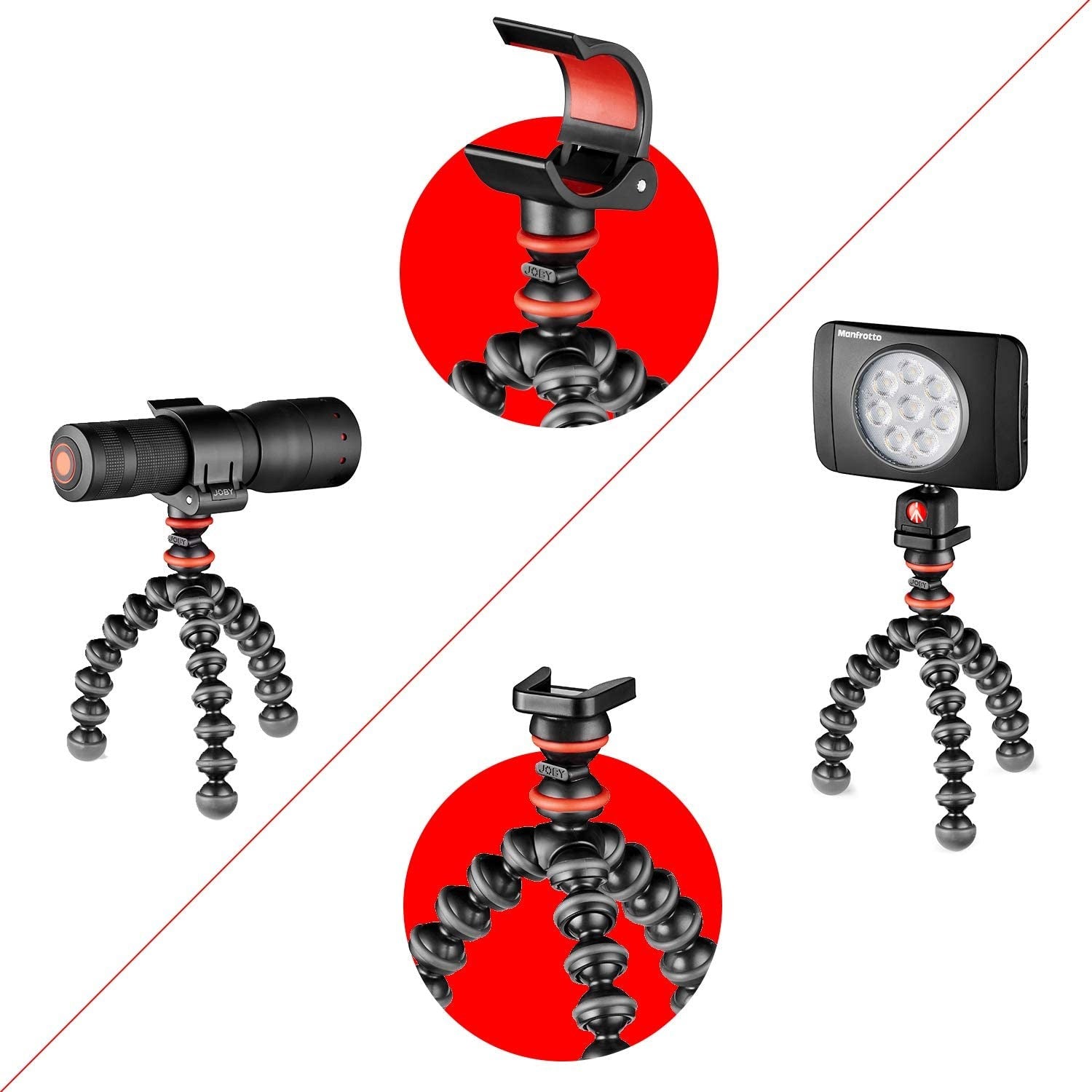 JOBY GORILLAPOD STARTER KIT BLACK GARANZIA UFFICIALE ITALIA 2 ANNI