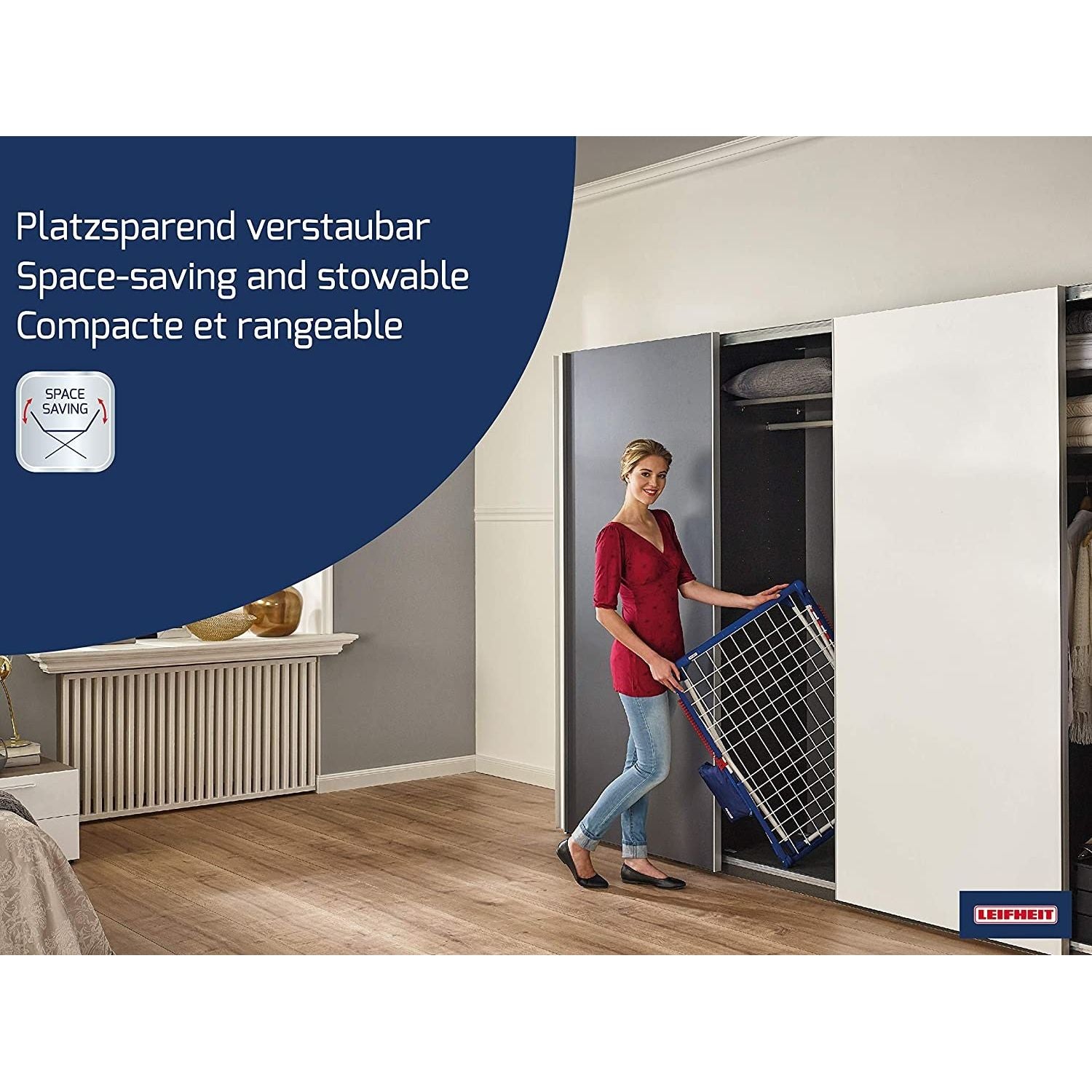 Leifheit Pegasus 180 Plus Stendibiancheria Ripiegabile