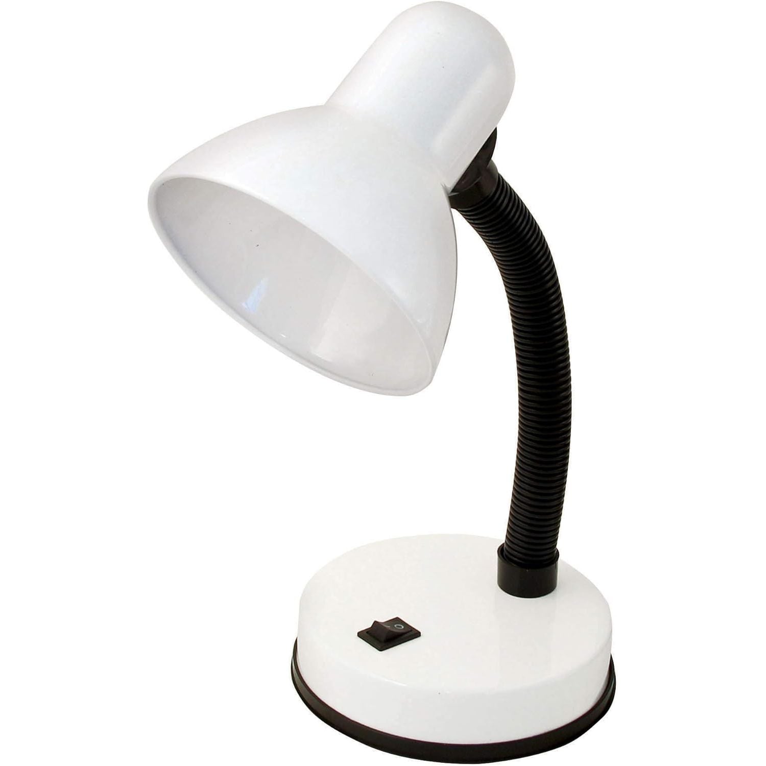 Velamp Charleston - Lampada da tavolo bianca con attacco E27