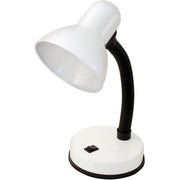 Velamp Charleston - Lampada da tavolo bianca con attacco E27