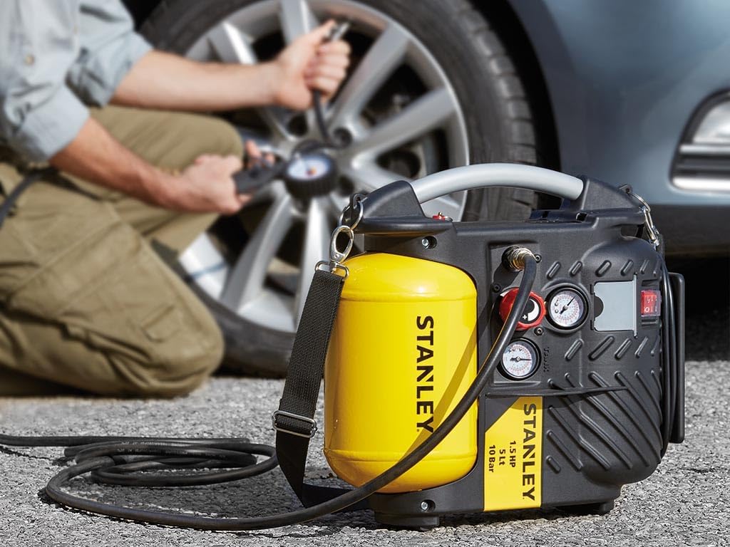 Stanley DN 200/10/5 – Compressore Portatile Oil-Less 10 bar 5 L