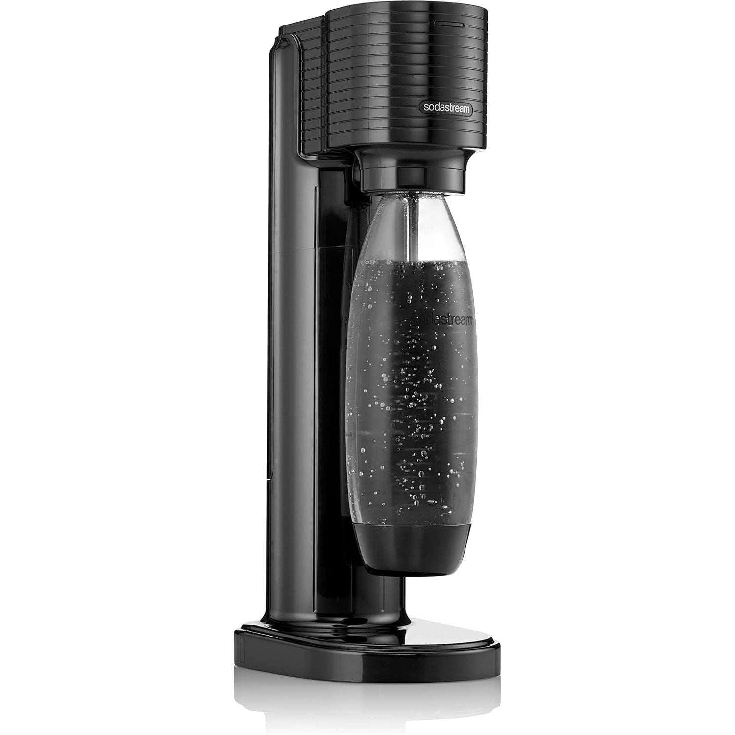 SodaStream Gaia Nero – Gasatore acqua con Quick Connect + 2 Bottiglie 1L e 0,5L e CO₂ 425g