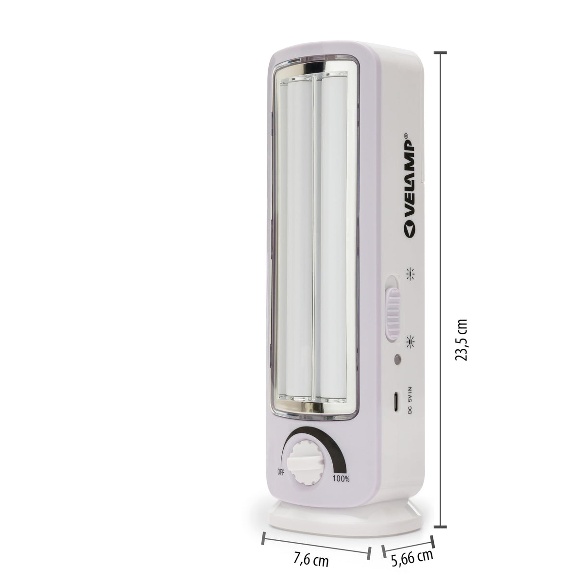 Velamp Lampada di Emergenza IR162NG – 300 lumen ricaricabile 2