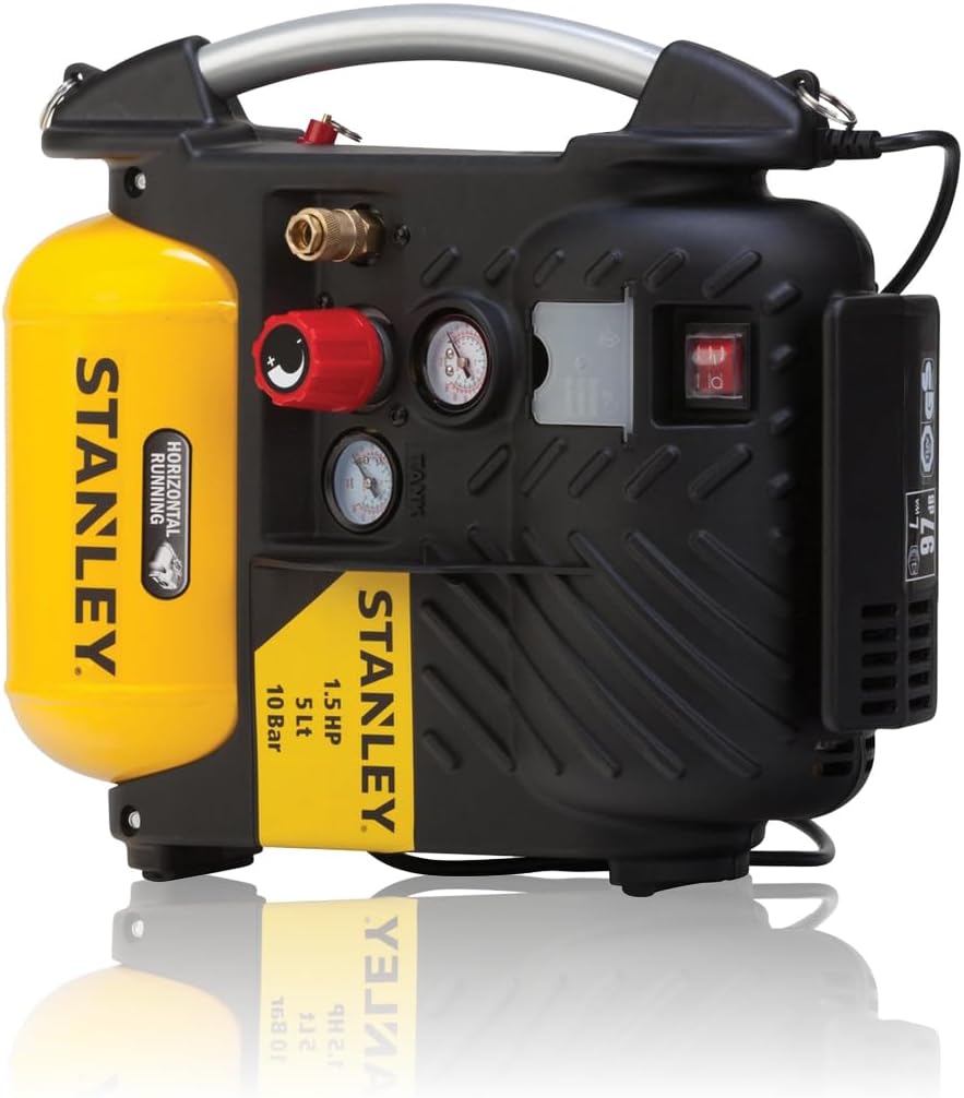 Stanley DN 200/10/5 – Compressore Portatile Oil-Less 10 bar 5 L