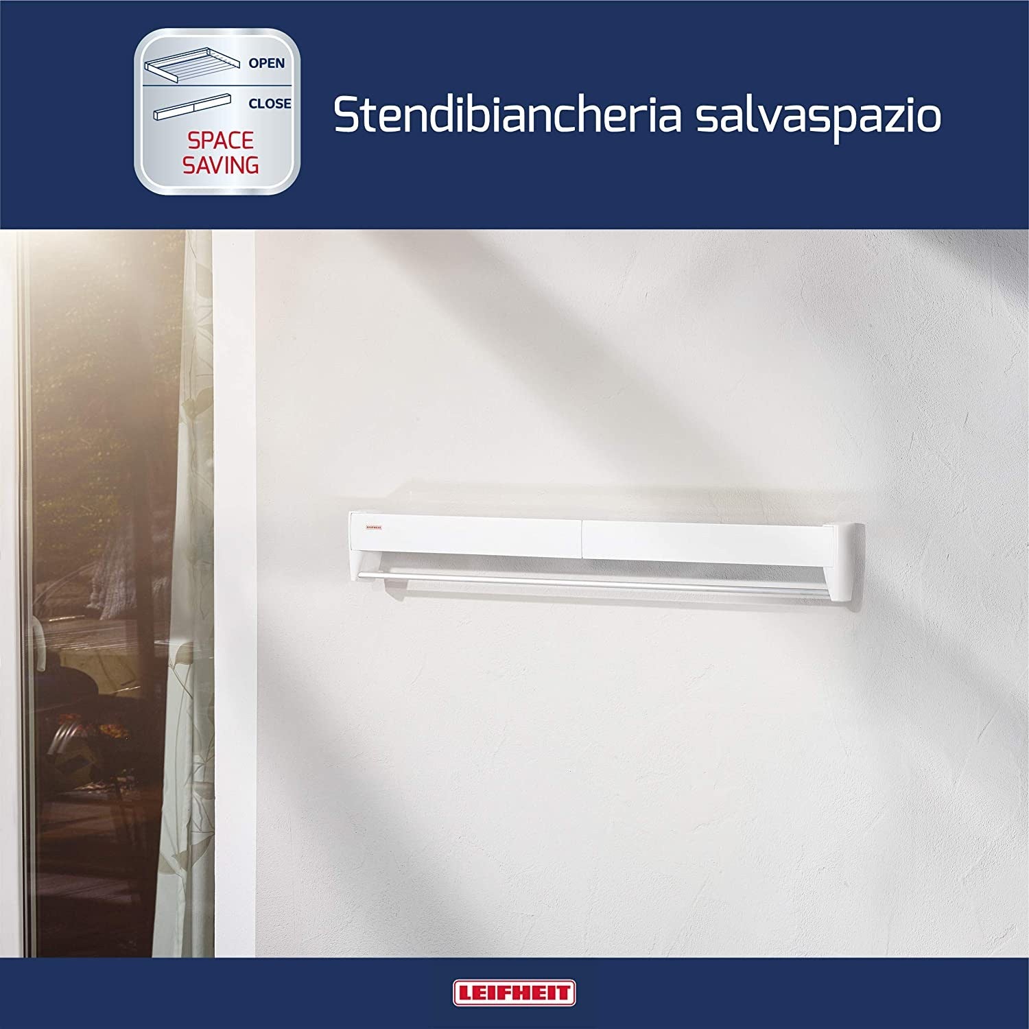 Leifheit Telegant 81 Protect Plus Stendibiancheria Telescopico