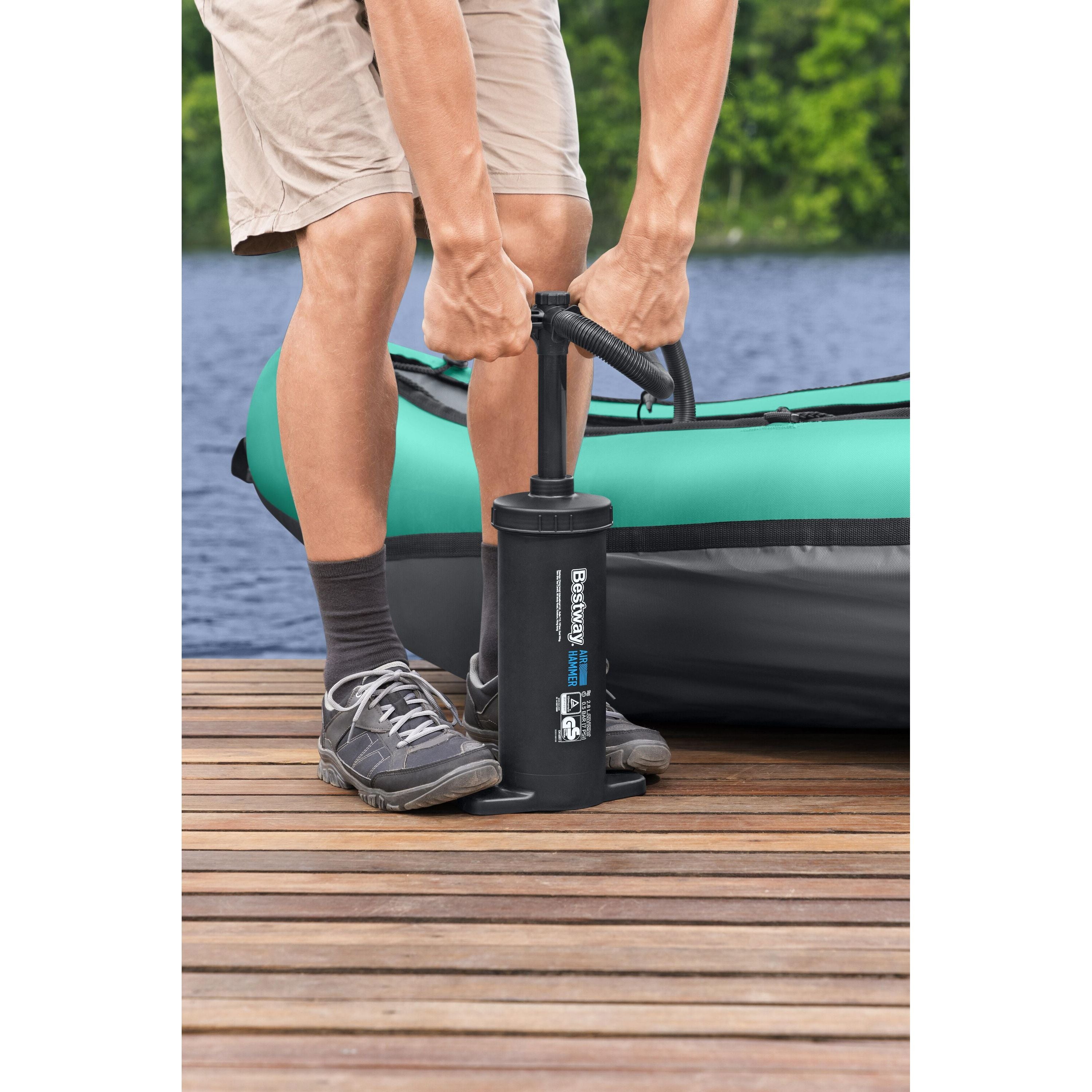 Bestway Pompa Manuale Gonfia E Sgonfia Air Hammer 37 cm