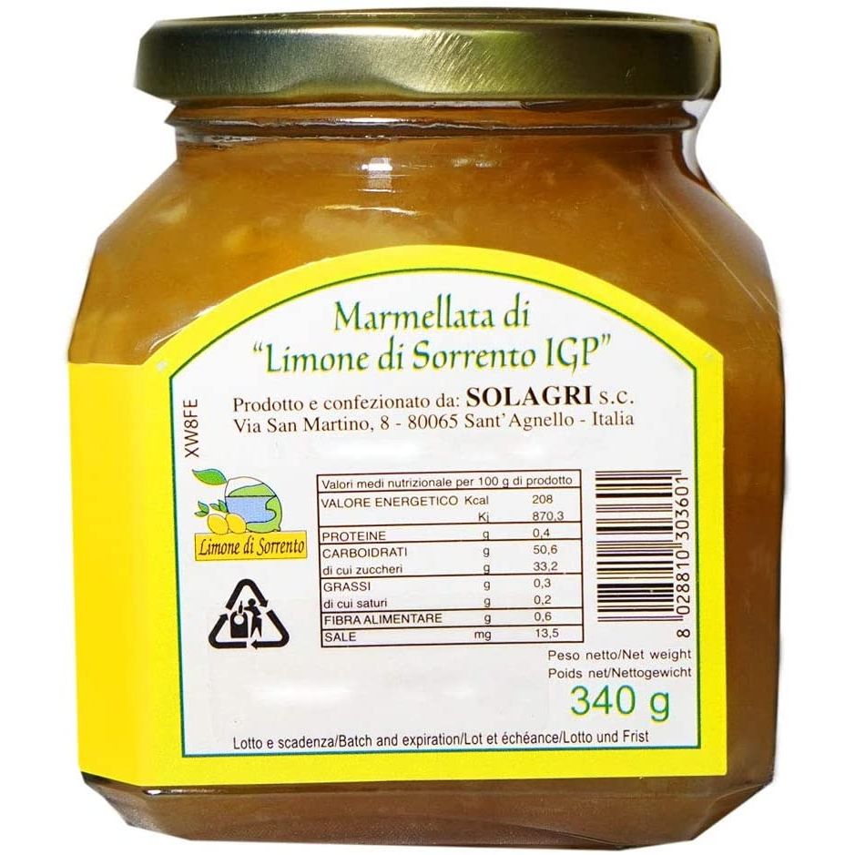Marmellata di Limone Di Sorrento IGP