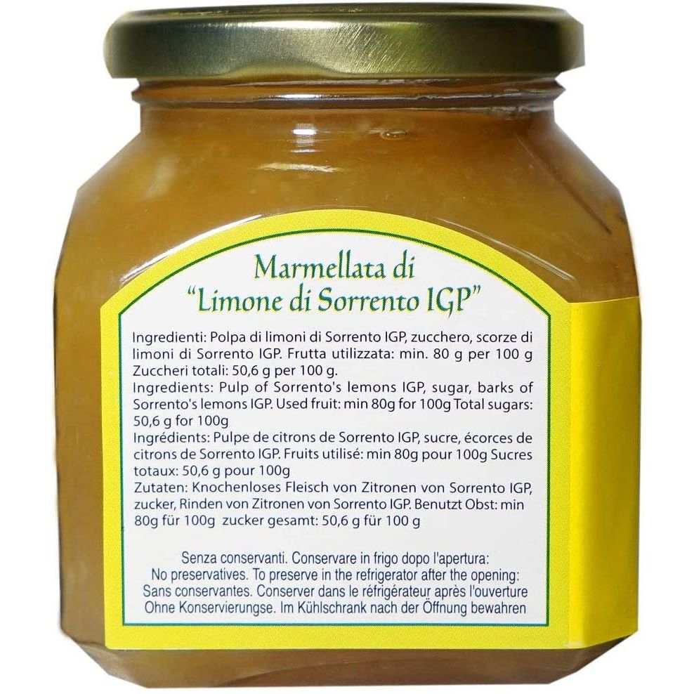 Marmellata di Limone Di Sorrento IGP