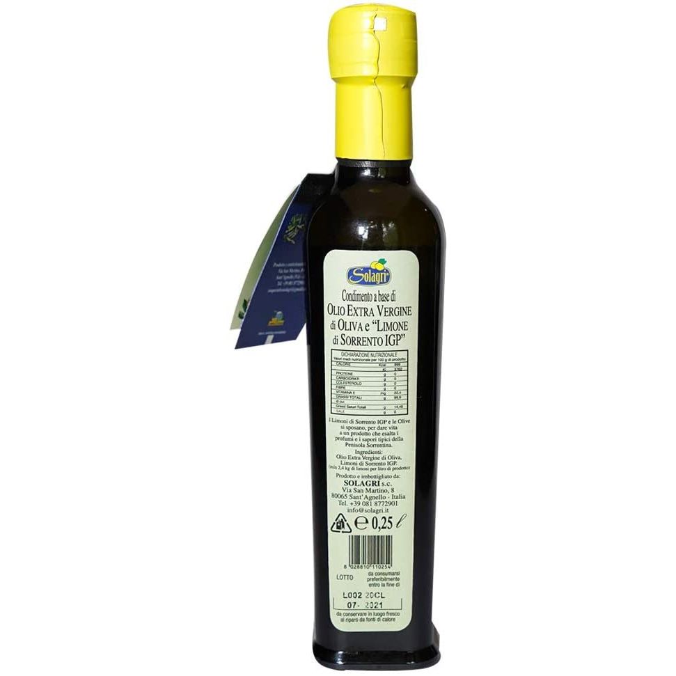Olio Extra Vergine Di Oliva e Limone di SORRENTO IGP