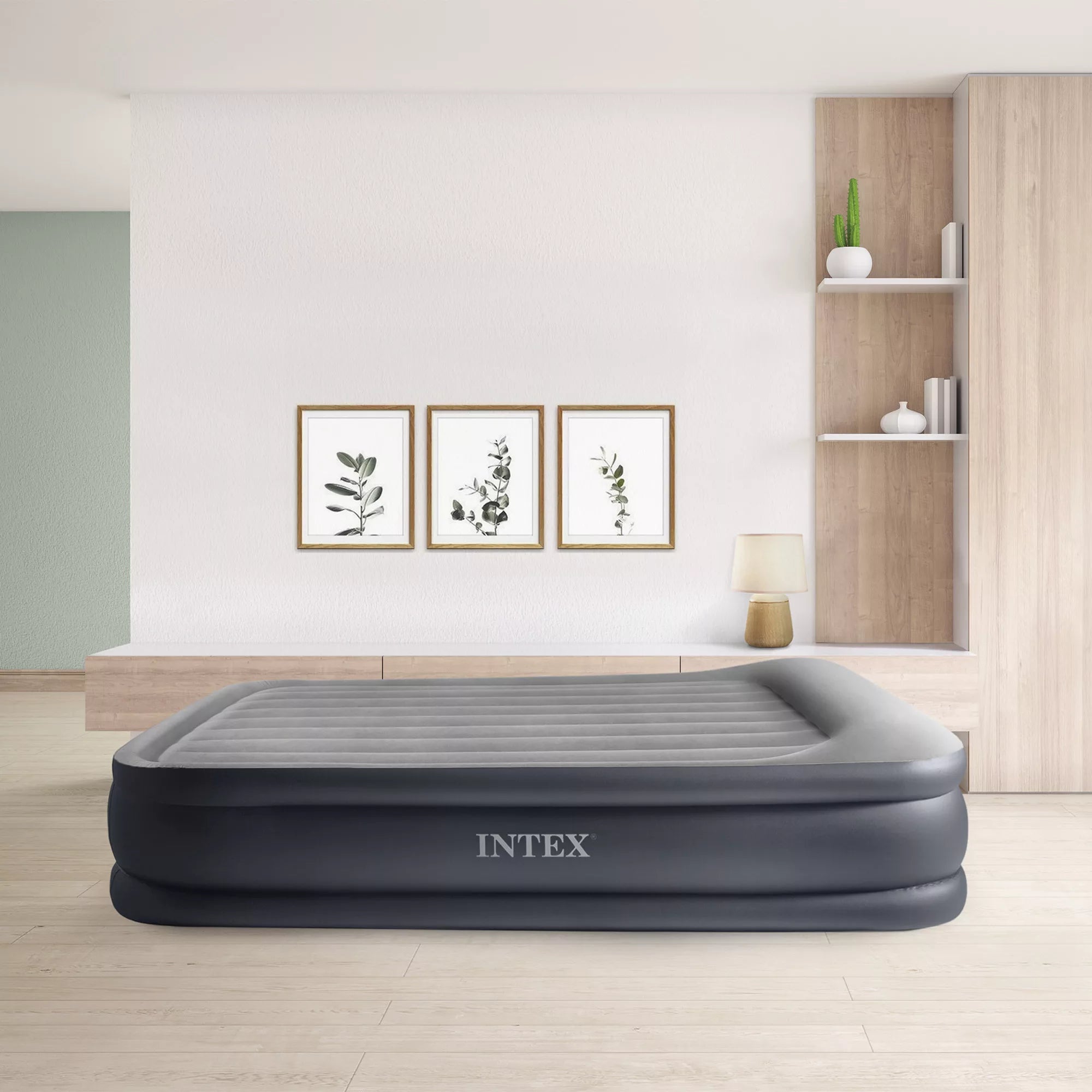 Intex Dura-Beam Deluxe Pillow Rest Raised – Materasso Gonfiabile con Pompa Integrata 42 cm