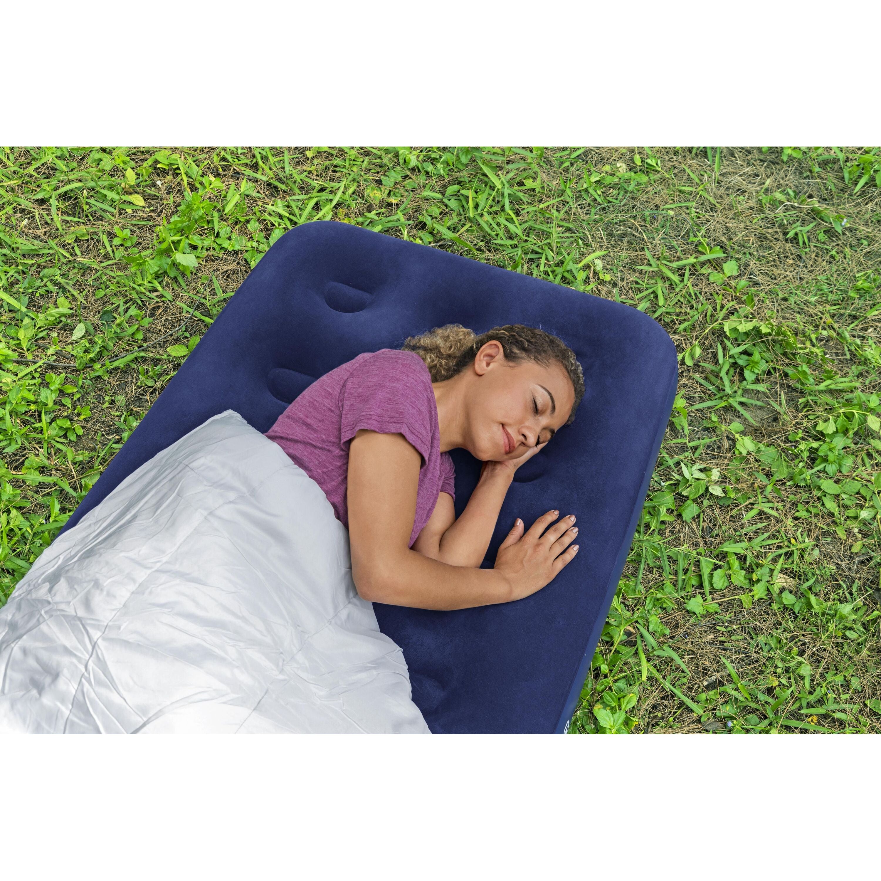 Bestway Materassino Gonfiabile, Singolo, 185 x 76 x 22 cm, Colore Blu