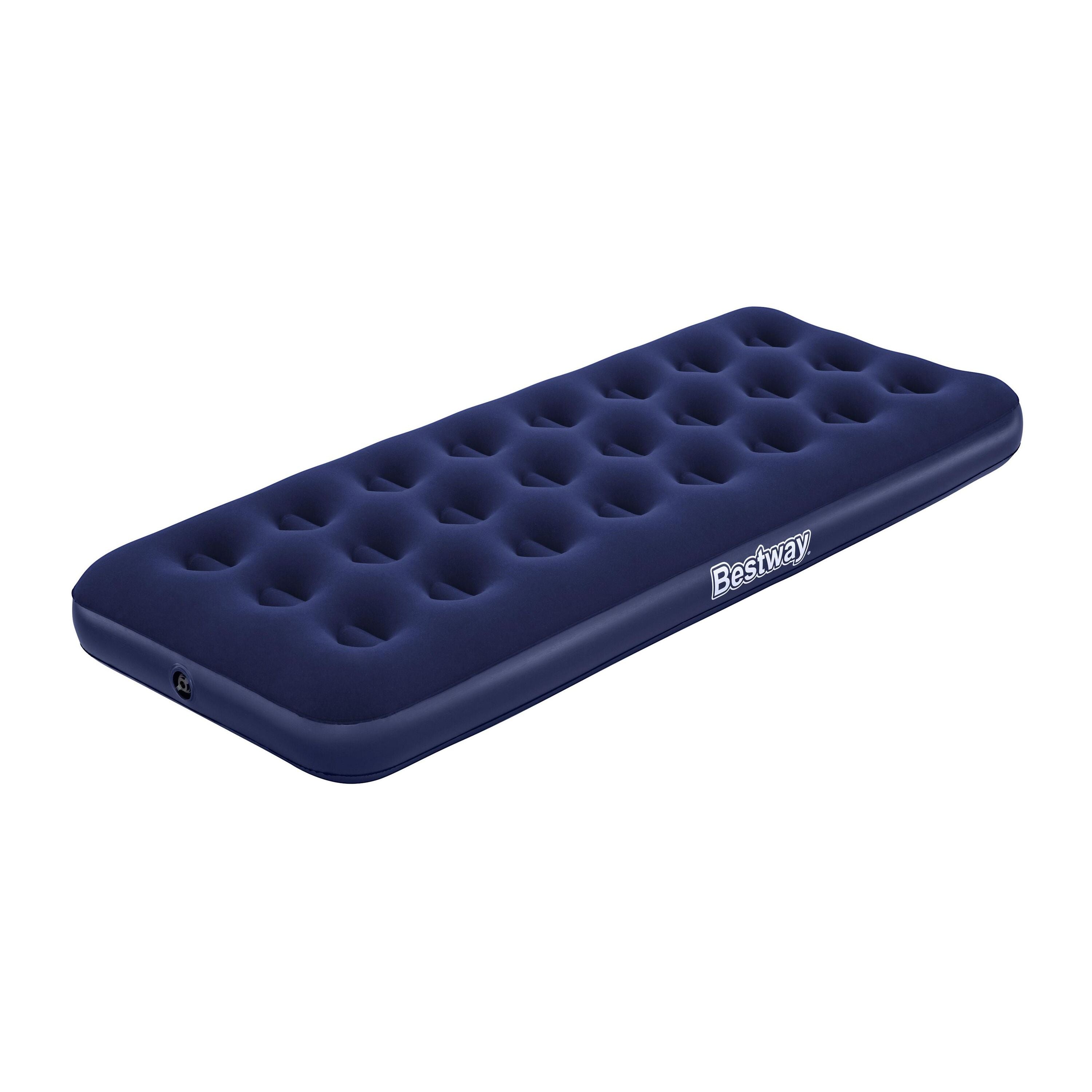 Bestway Materassino Gonfiabile, Singolo, 185 x 76 x 22 cm, Colore Blu