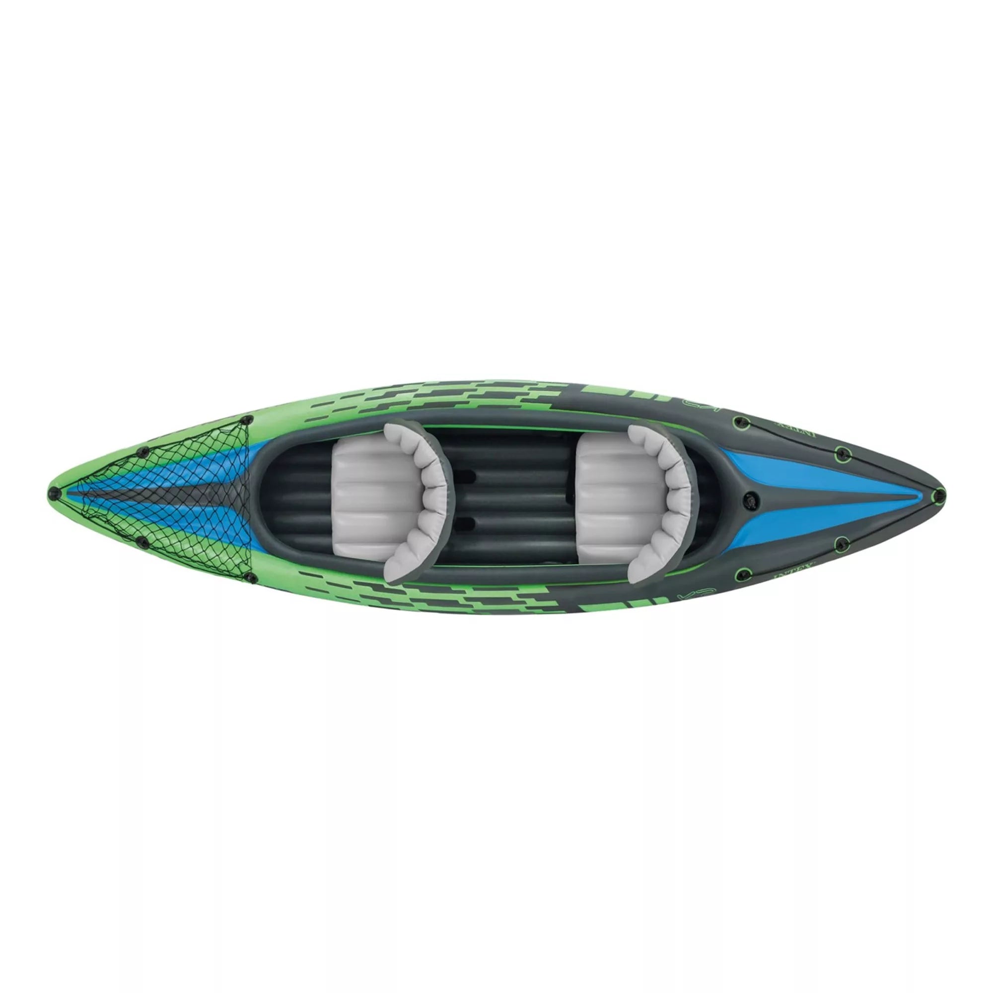 Intex Challenger K1/K2 – Kayak gonfiabile con remi, pompa e sacca