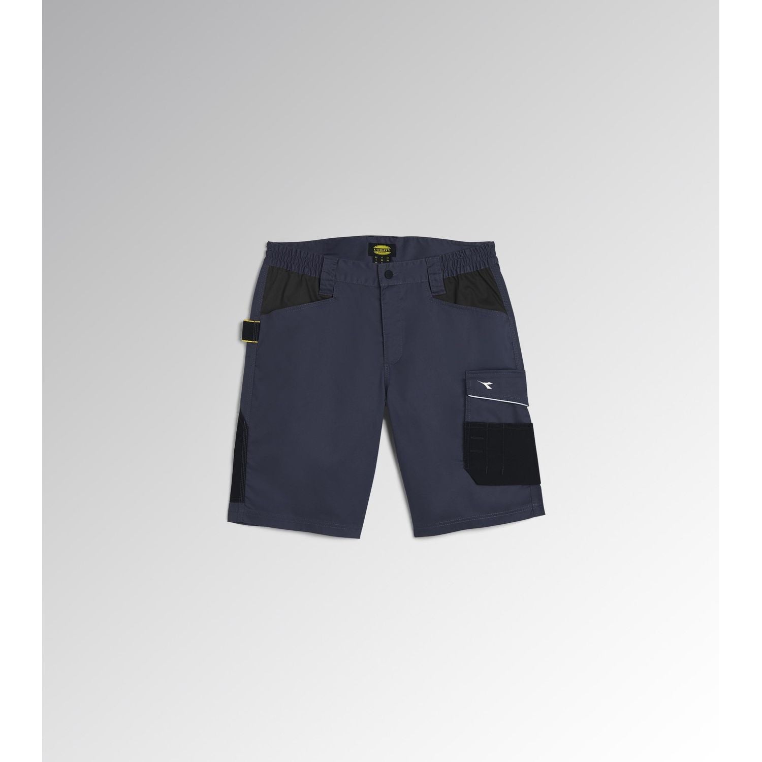 Diadora Utility Bermuda Poly 2.0 – Bermuda Elasticizzato da Lavoro con Dettagli Reflex