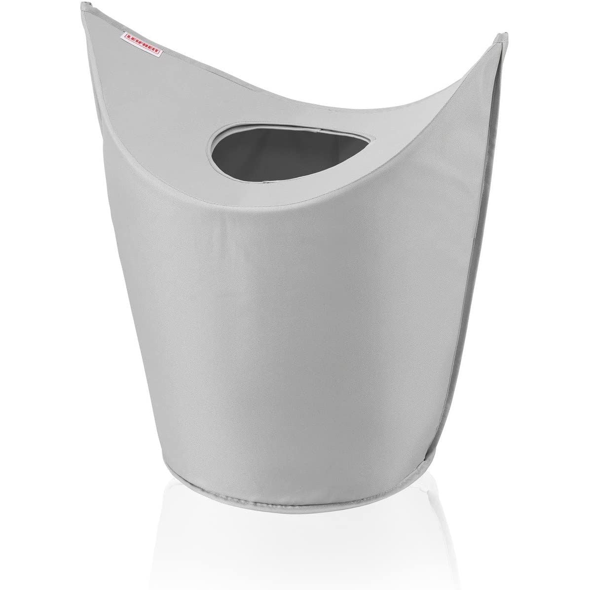 Leifheit Cesto della Biancheria, Tessuto a Maglia Stretta, Grigio