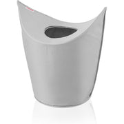 Leifheit Cesto della Biancheria, Tessuto a Maglia Stretta, Grigio