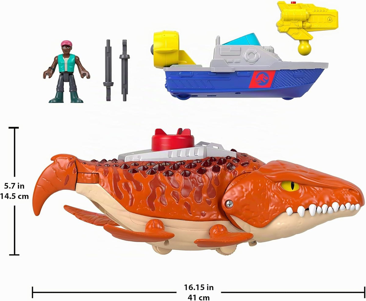 Imaginext JW - Mosasauro Acquatico