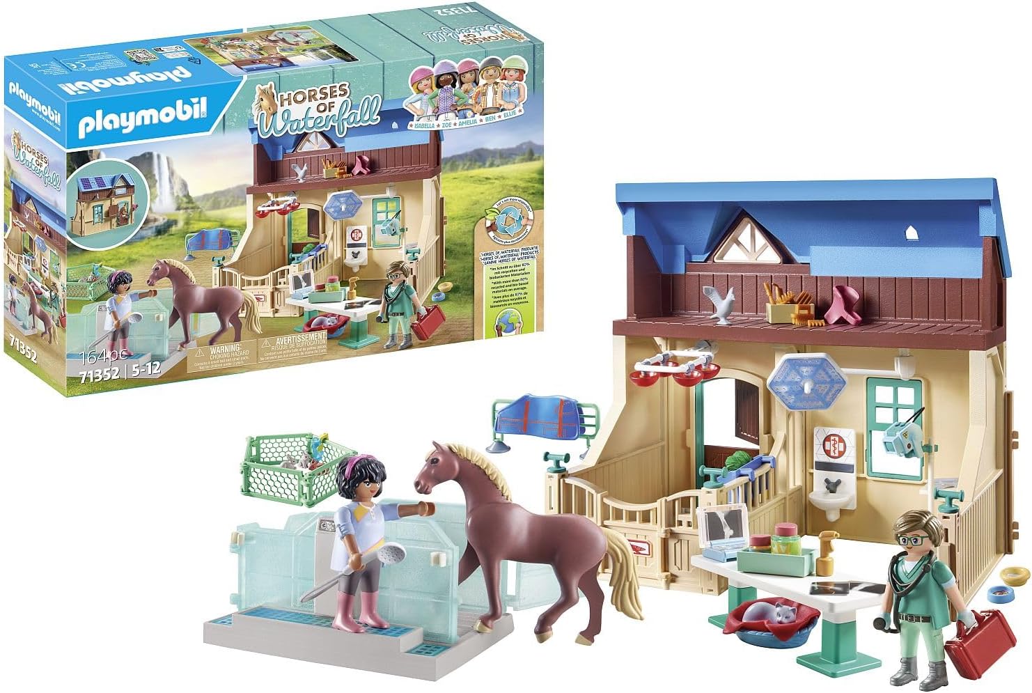 Playmobil - 71352 - Horses of Waterfall - Stalla con Veterinario
