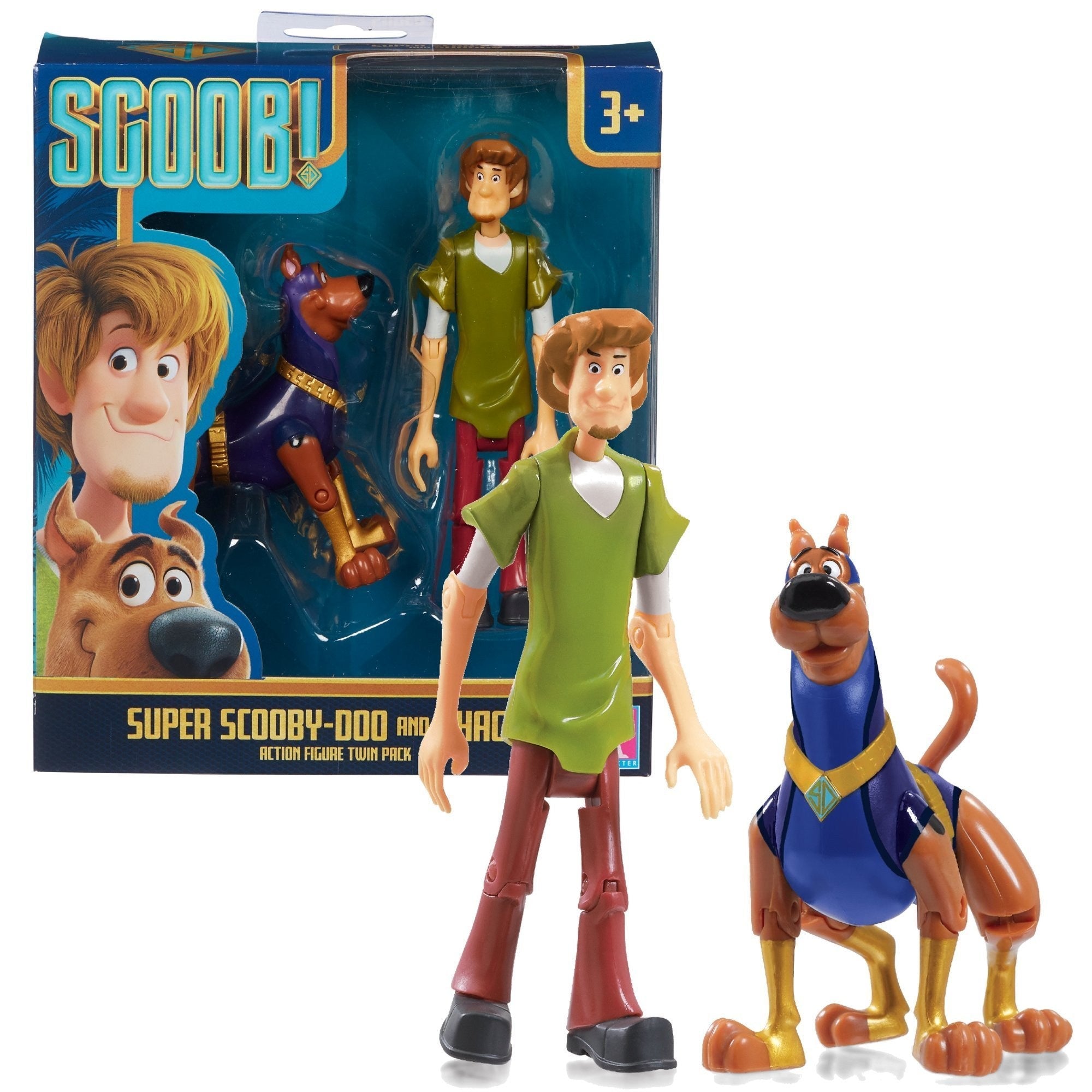 Scoob! Action Figure 2 Personaggi Scooby Doo, Assortito