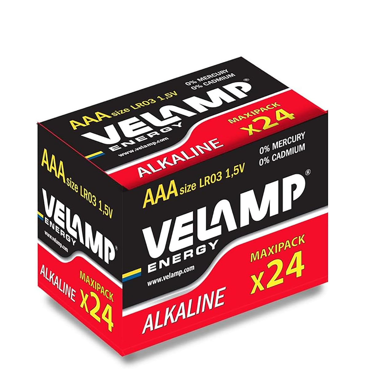 Velamp Batterie AAA LR03/24BOX – Confezione da 24