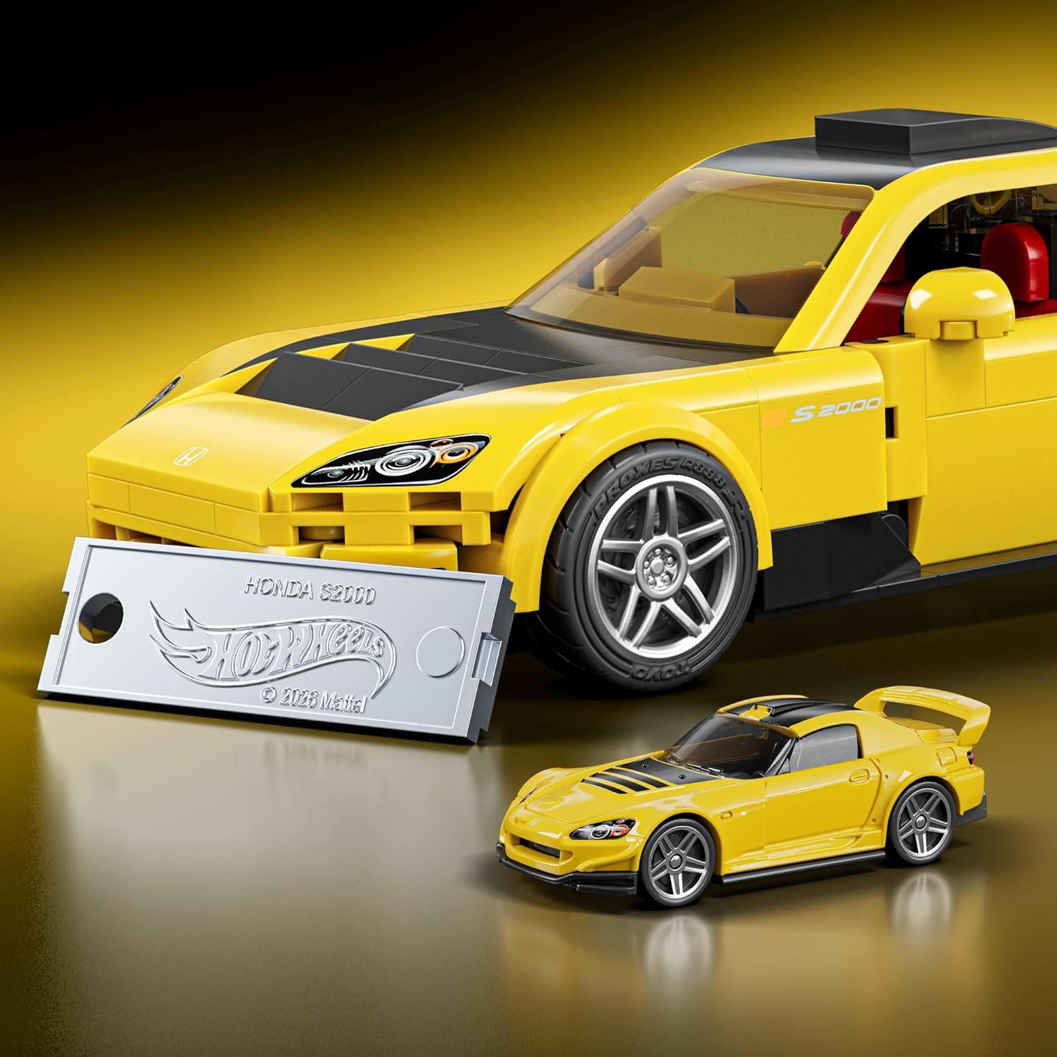 Mattel Brick Shop Hot Wheels - 07 Honda S2000 Serie Speed - 257 pcs