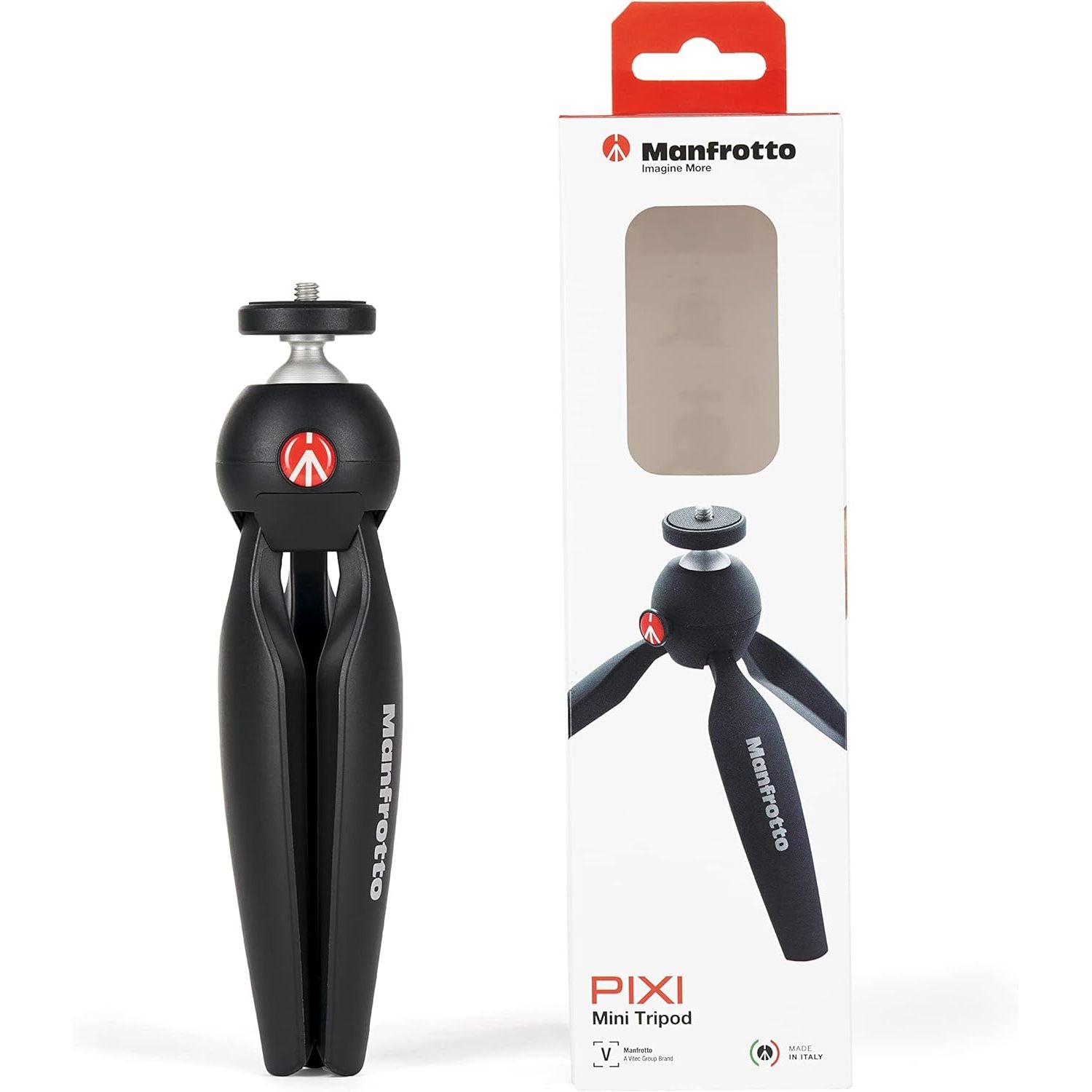 Manfrotto PIXI Mini Black GARANZIA UFFICIALE ITALIA 2 ANNI