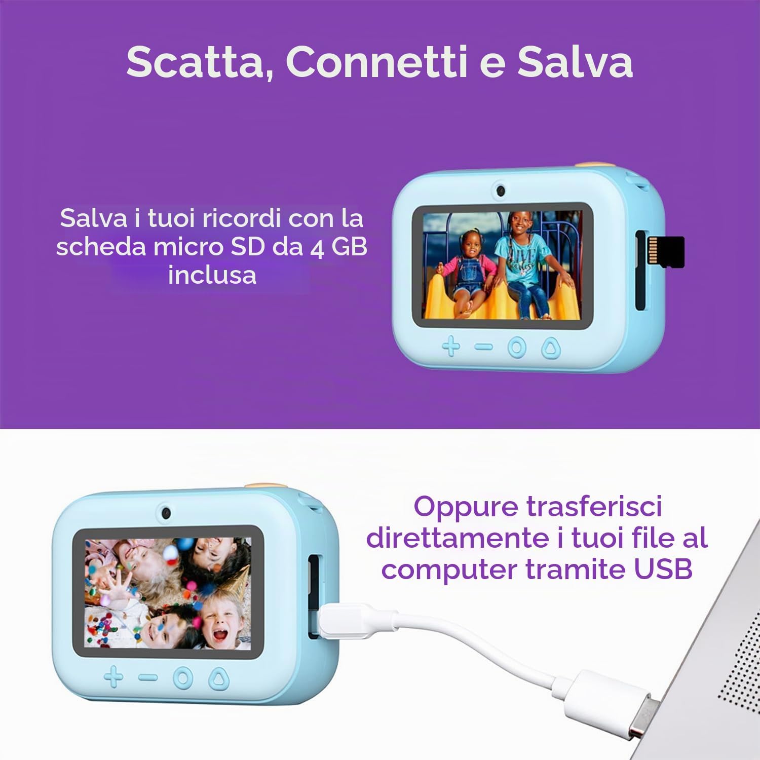 MYFIRST INSTA20 BUNDLE con 6 Rotoli di Carta e Borsa