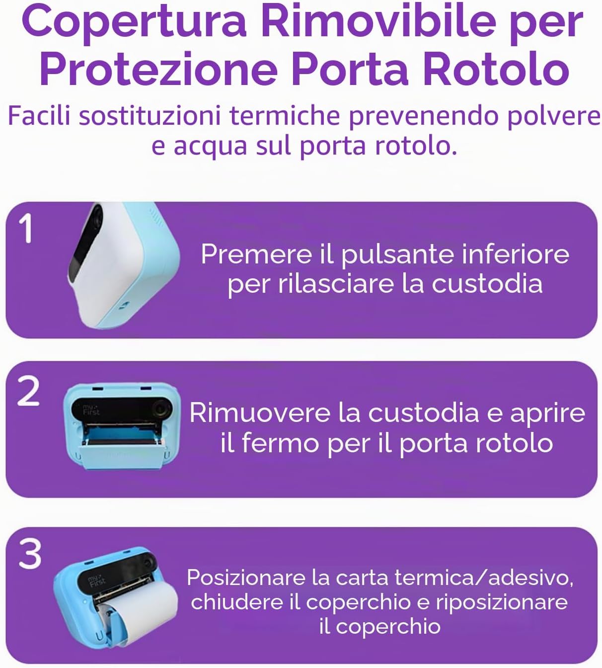 MYFIRST INSTA20 BUNDLE con 6 Rotoli di Carta e Borsa