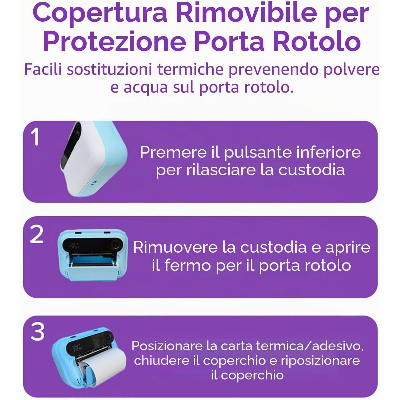 MYFIRST INSTA20 BUNDLE con 6 Rotoli di Carta e Borsa