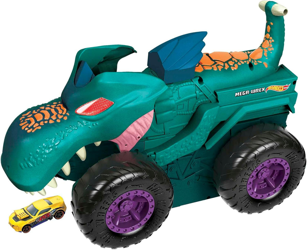 Hot Wheels Monster Trucks - Car Chompin' Mega-Wrex