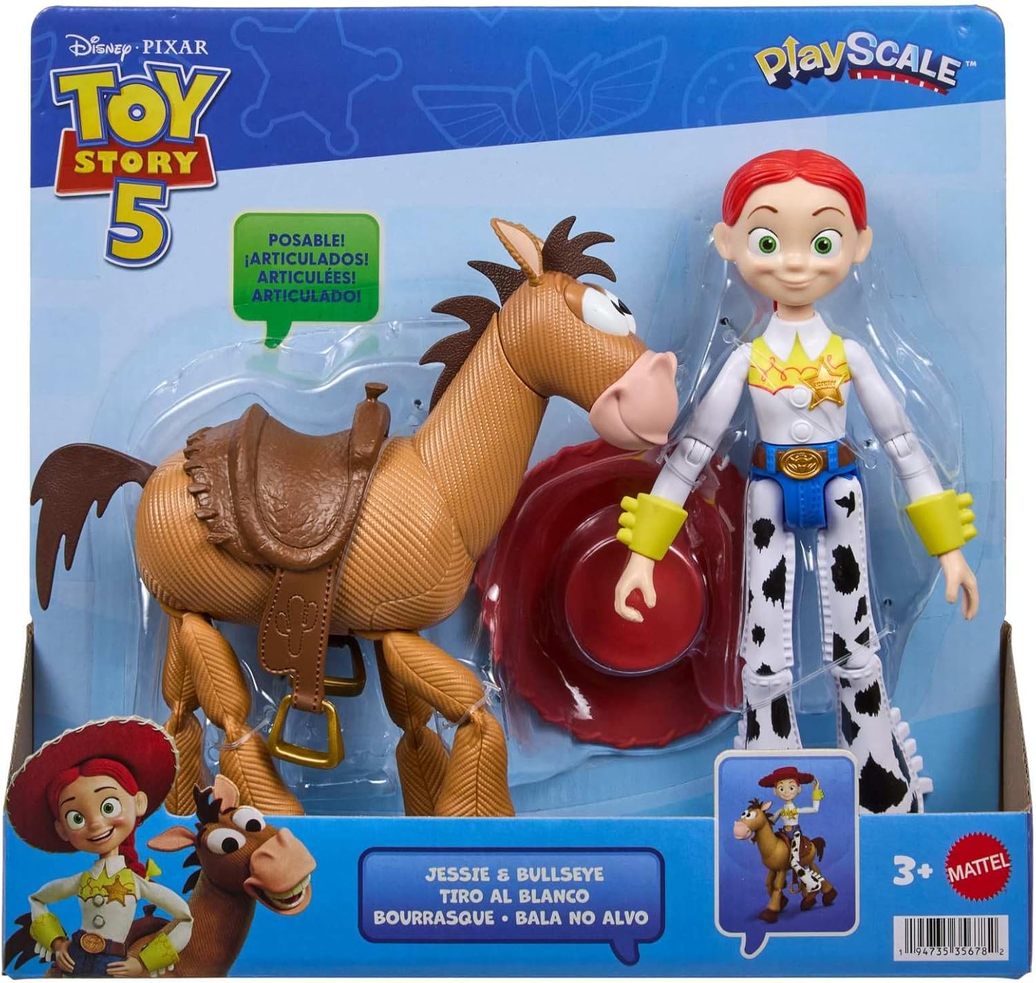 Mattel Disney Pixar Toy Story 5 - 2PK Jessie & Bullseye