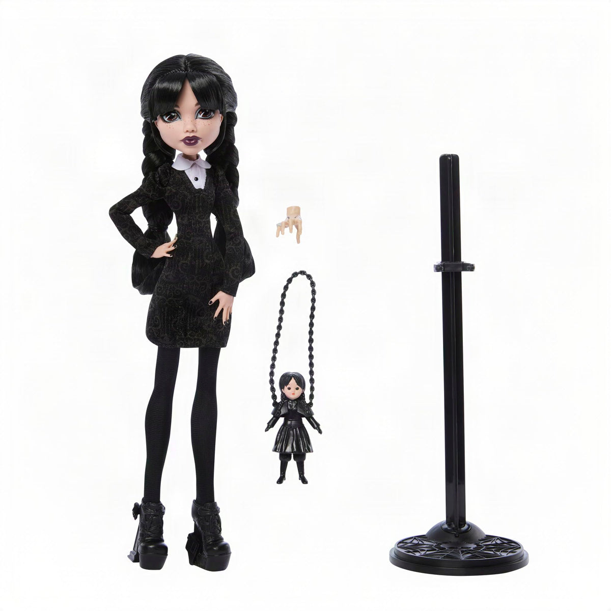 Monster High Bambola x Mercoledì, con Mano e accessori 5