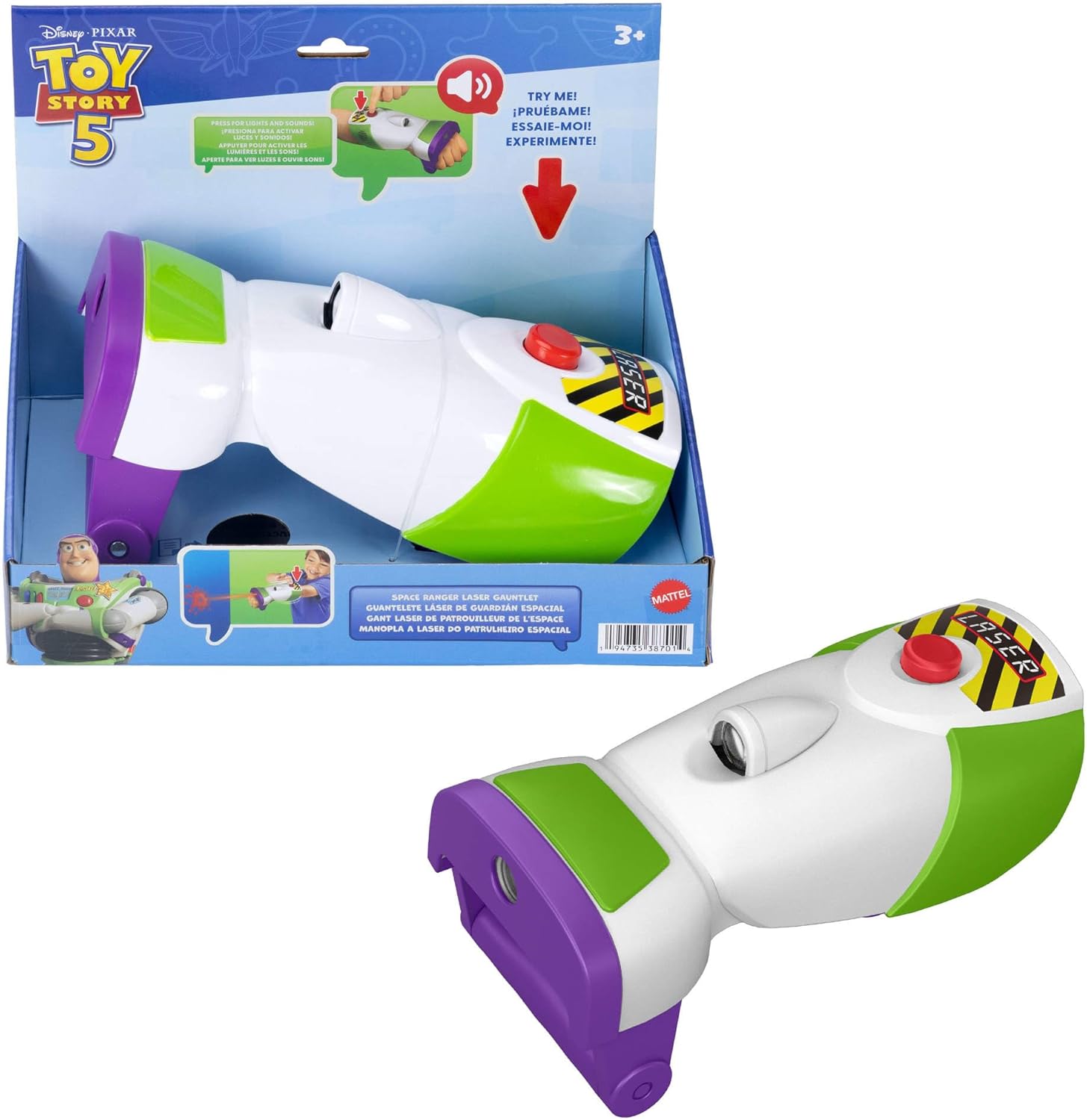 Mattel Disney Pixar Toy Story 5 - Guanto Laser da Space Ranger
