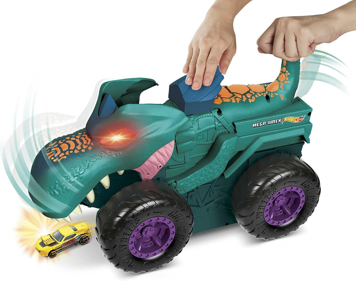Hot Wheels Monster Trucks - Car Chompin' Mega-Wrex