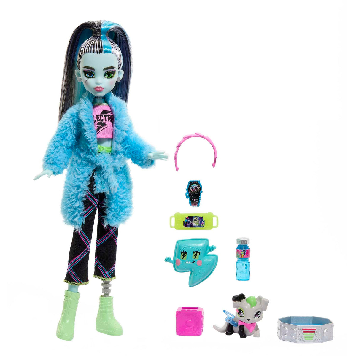 Monster High Frankie Stein, bambola Creepover Party 5