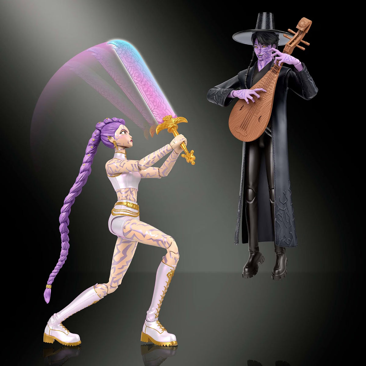 KPop Demon Hunters - Rumi e Jinu 2 Pack