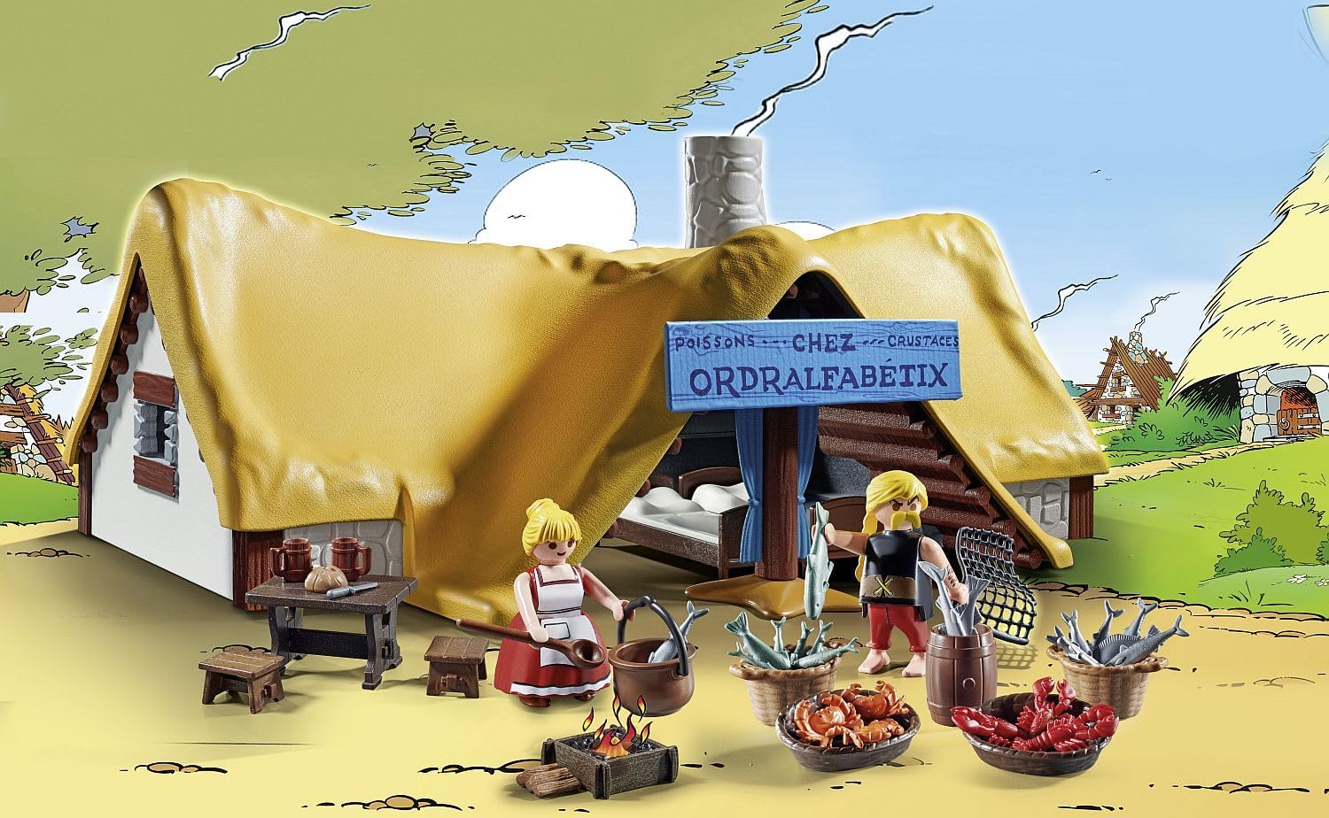 Playmobil - 71266 - Asterix - La capanna di Ordinalfabetix