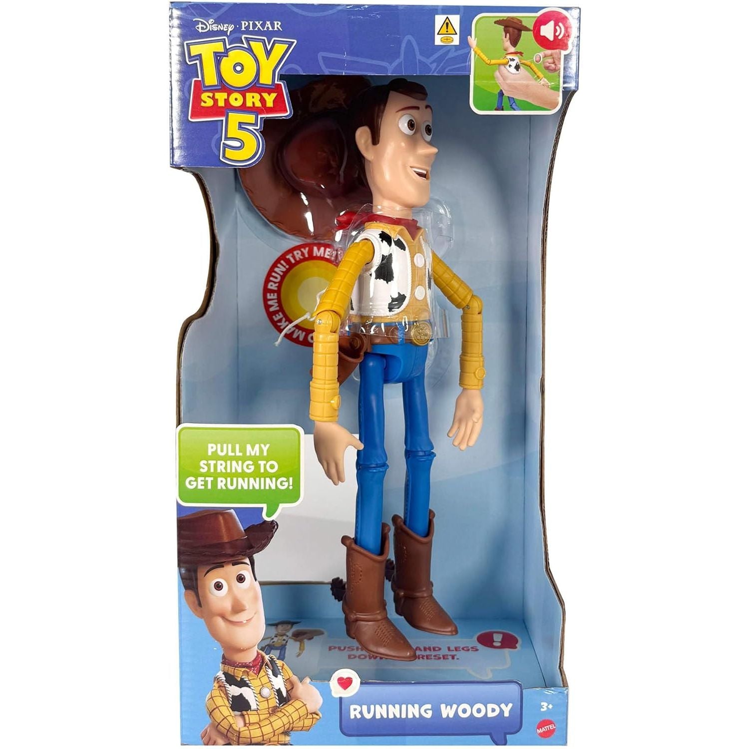 Mattel Disney Pixar Toy Story 5 - Running Woody