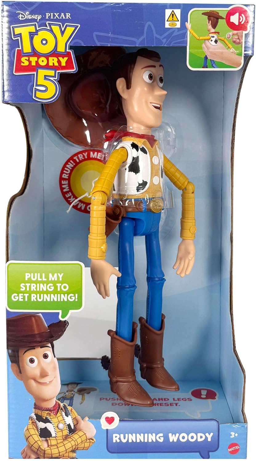 Mattel Disney Pixar Toy Story 5 - Running Woody