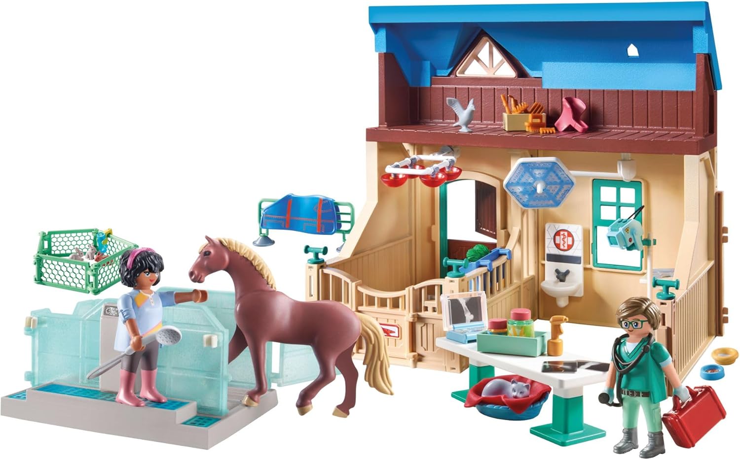 Playmobil - 71352 - Horses of Waterfall - Stalla con Veterinario