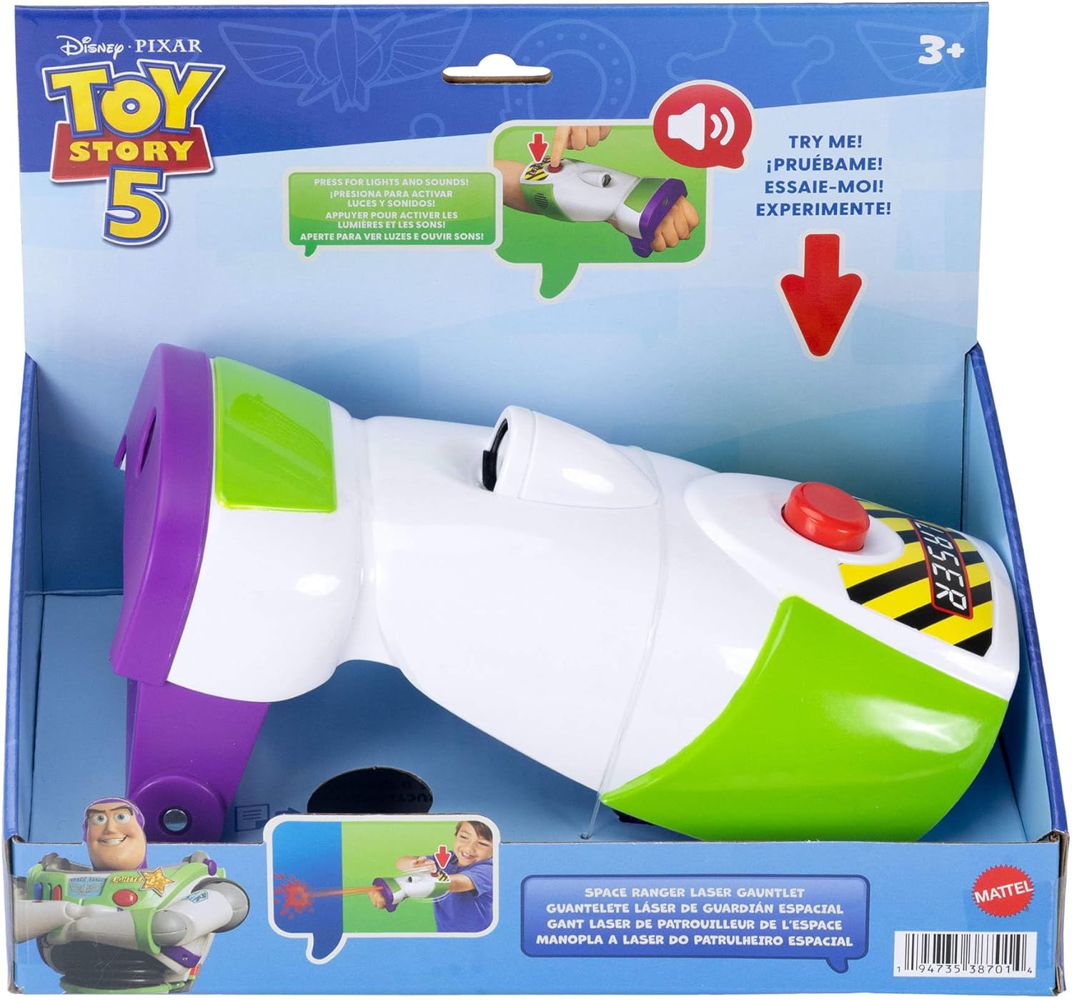 Mattel Disney Pixar Toy Story 5 - Guanto Laser da Space Ranger