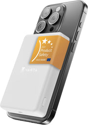 VARTA Mag Pro Power Bank Magnetico 5.000mAh Wireless 7,5W USB-C Bianco
