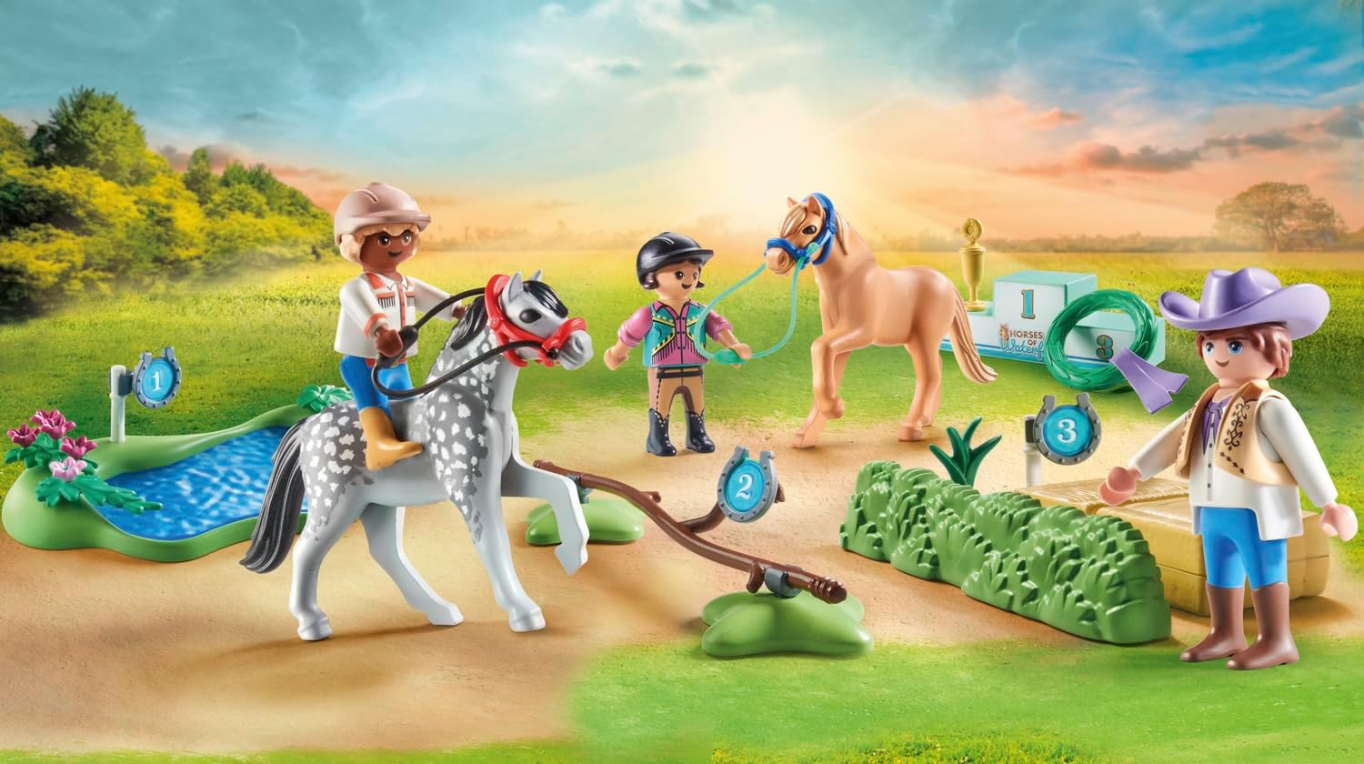 Playmobil - 71495 - Horses of Waterfall - Torneo di Equitazione dei Pony