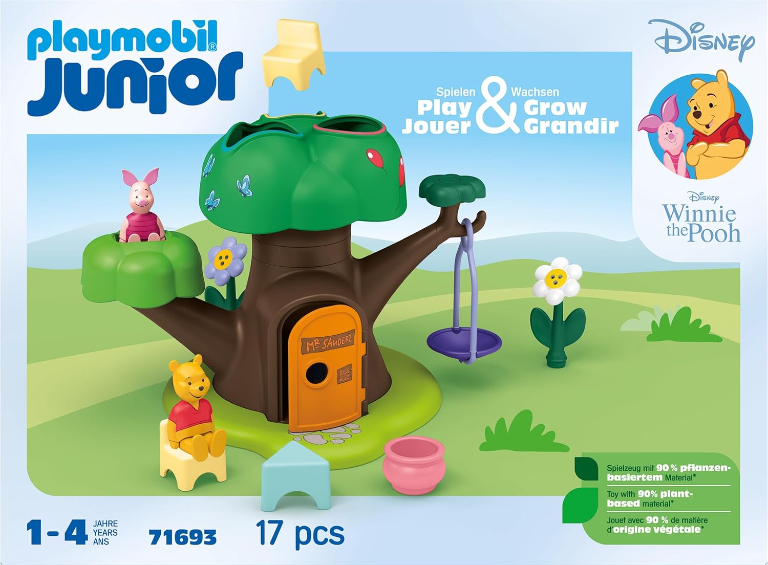 Playmobil - 71693 - Junior & Disney - La casa sull'albero di Winnie the Pooh