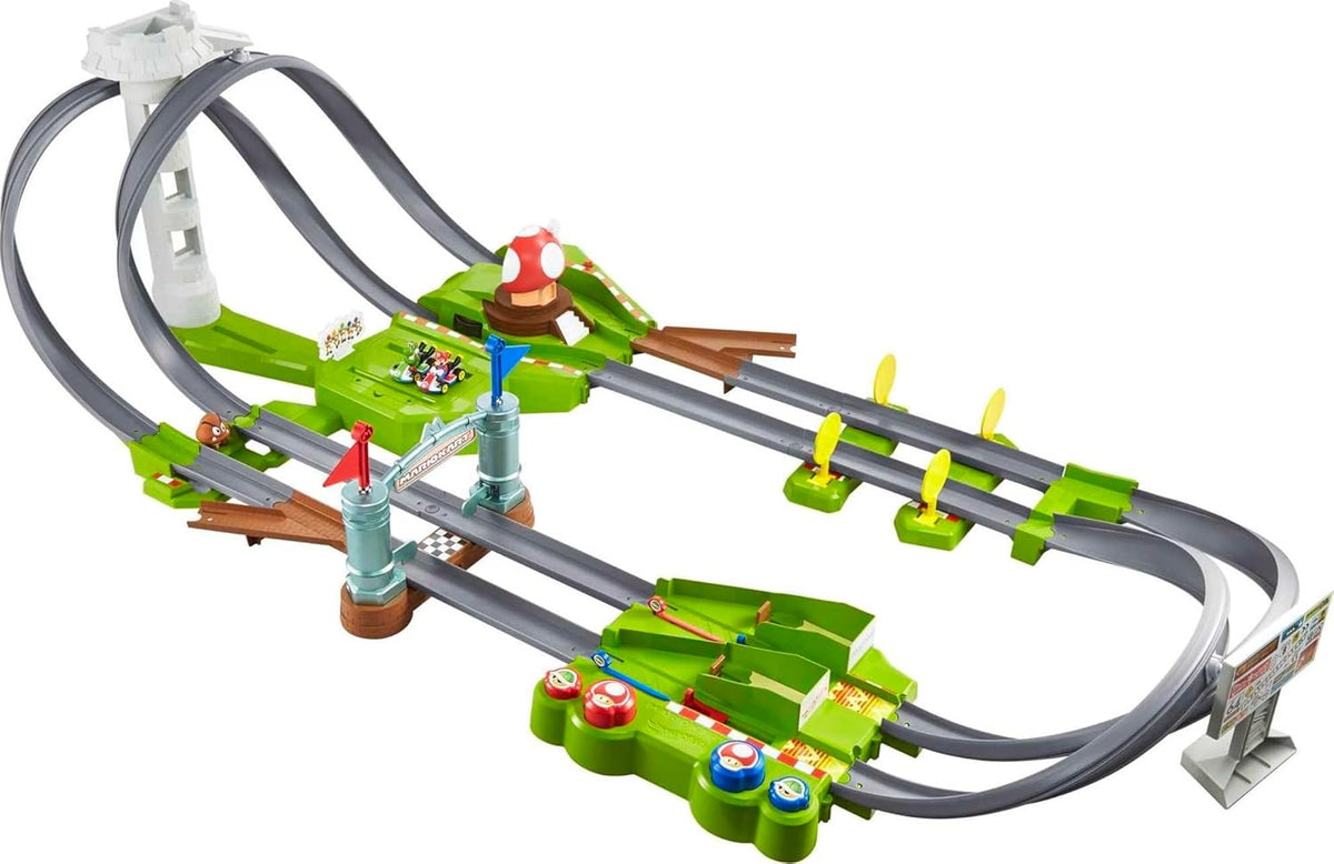 Hot Wheels - Playset Pista Circuito Mario Kart