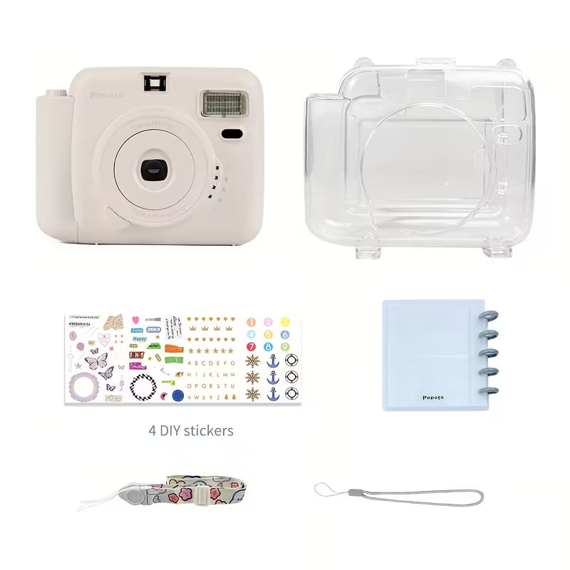 POPOTO Kit Fotocamera Istantanea – Con 10 Pellicole e Accessori