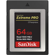 SanDisk EXTREME PRO CFEXPRESS CARD TYPE B 1500/800 MB/s 64GB