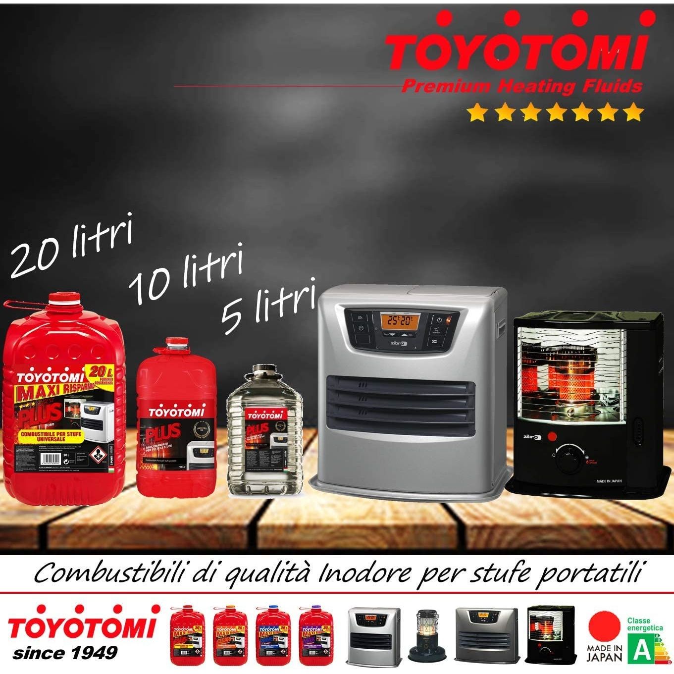 TOYOTOMI Tanica Plus 20 Lt Combustibile Per Stufe (Confezione da 1)