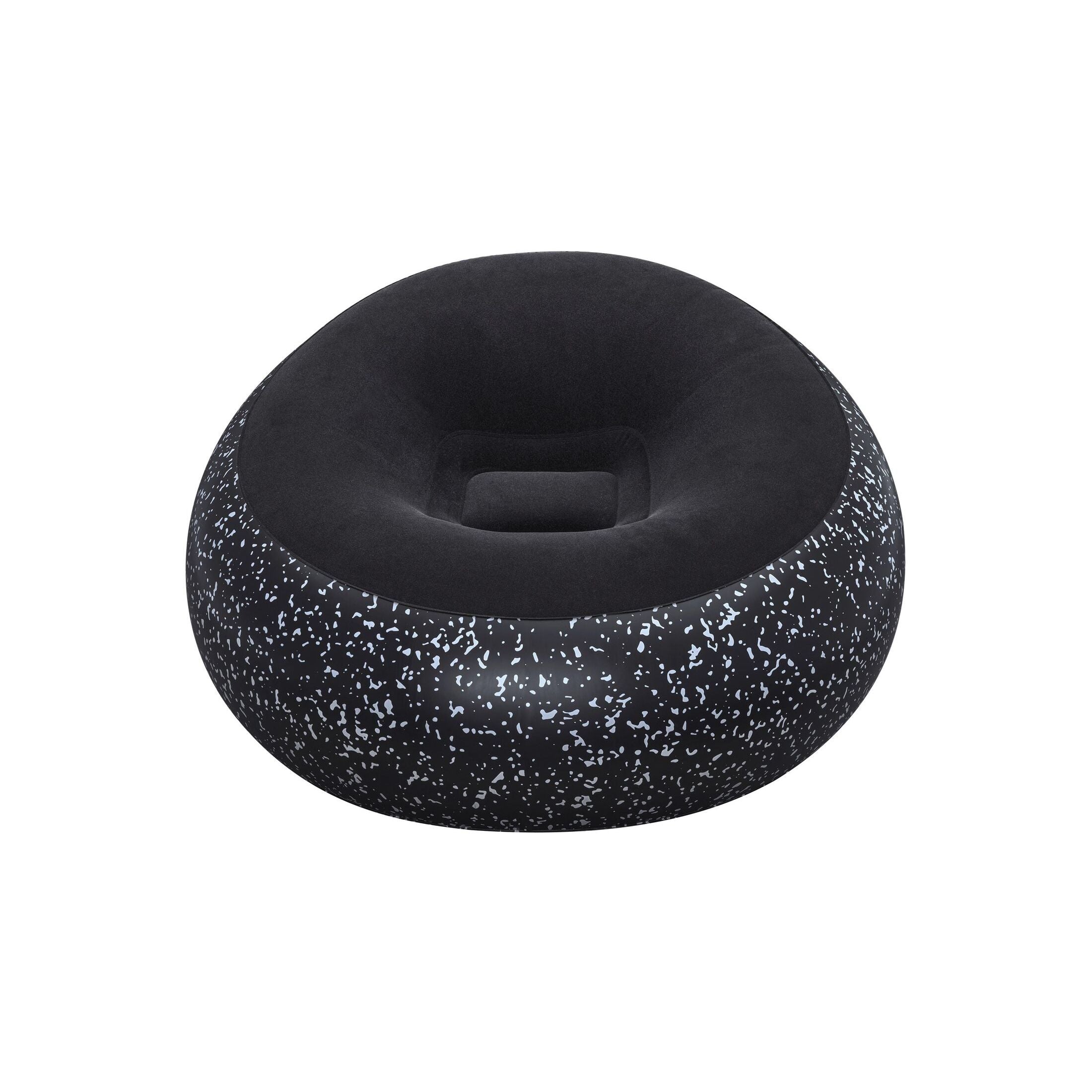 Bestway Poltrona Pouf Gonfiabile – seduta morbida regolabile, 112x112x66 cm