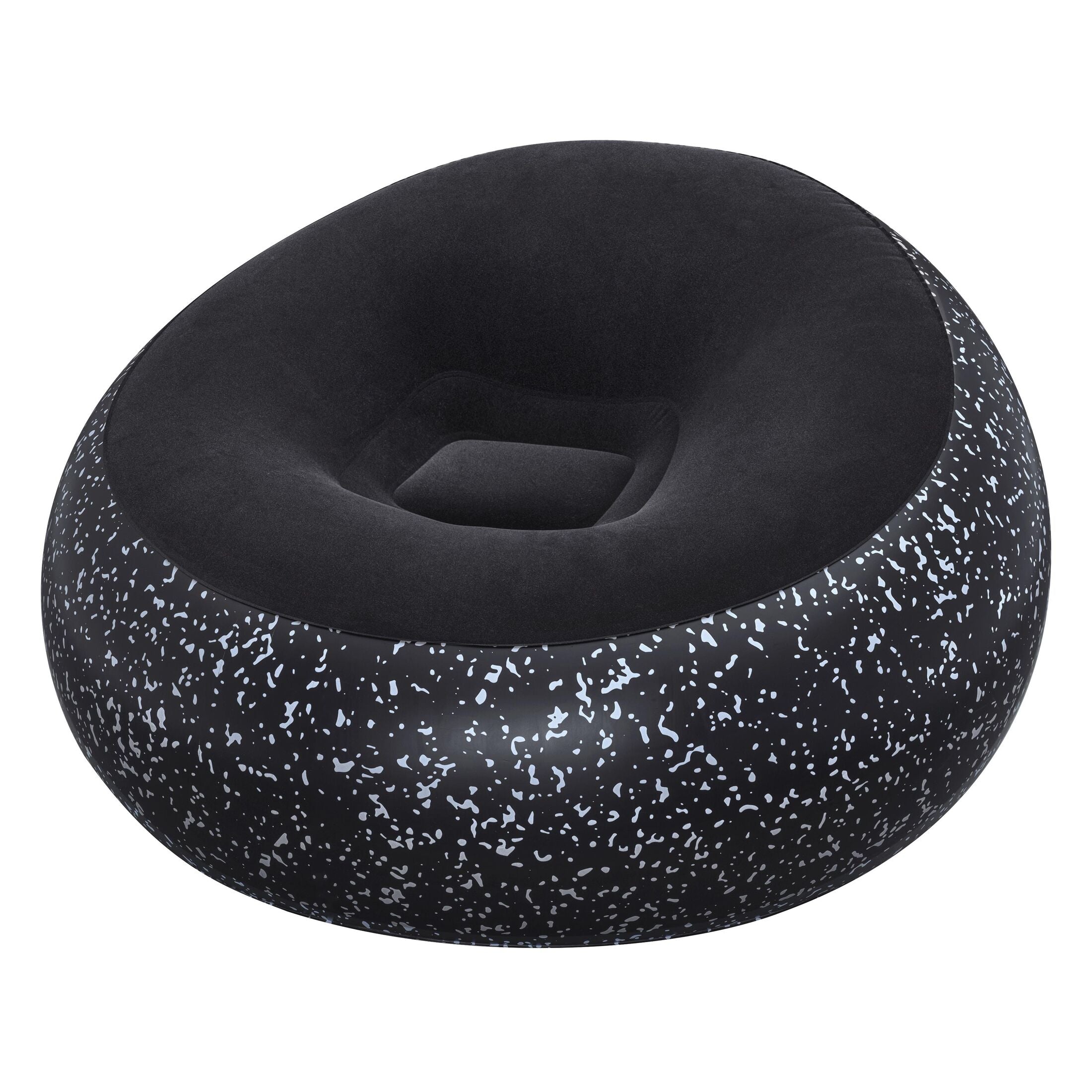 Bestway Poltrona Pouf Gonfiabile – seduta morbida regolabile, 112x112x66 cm